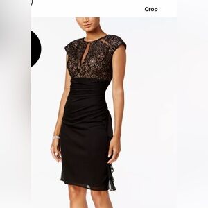 B&A by Betsy & Adam
Ruched Lace Sheath Dress size 14w